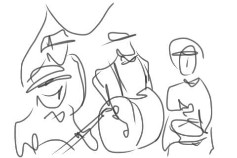 line drawing band 2